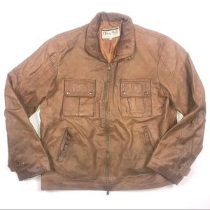 Vintage Vera Pelle Leather Jacket XL
